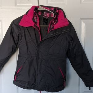 Girls North Face double layer winter coat size 7/8